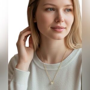 0.8ct Moissanite Bezel Necklace